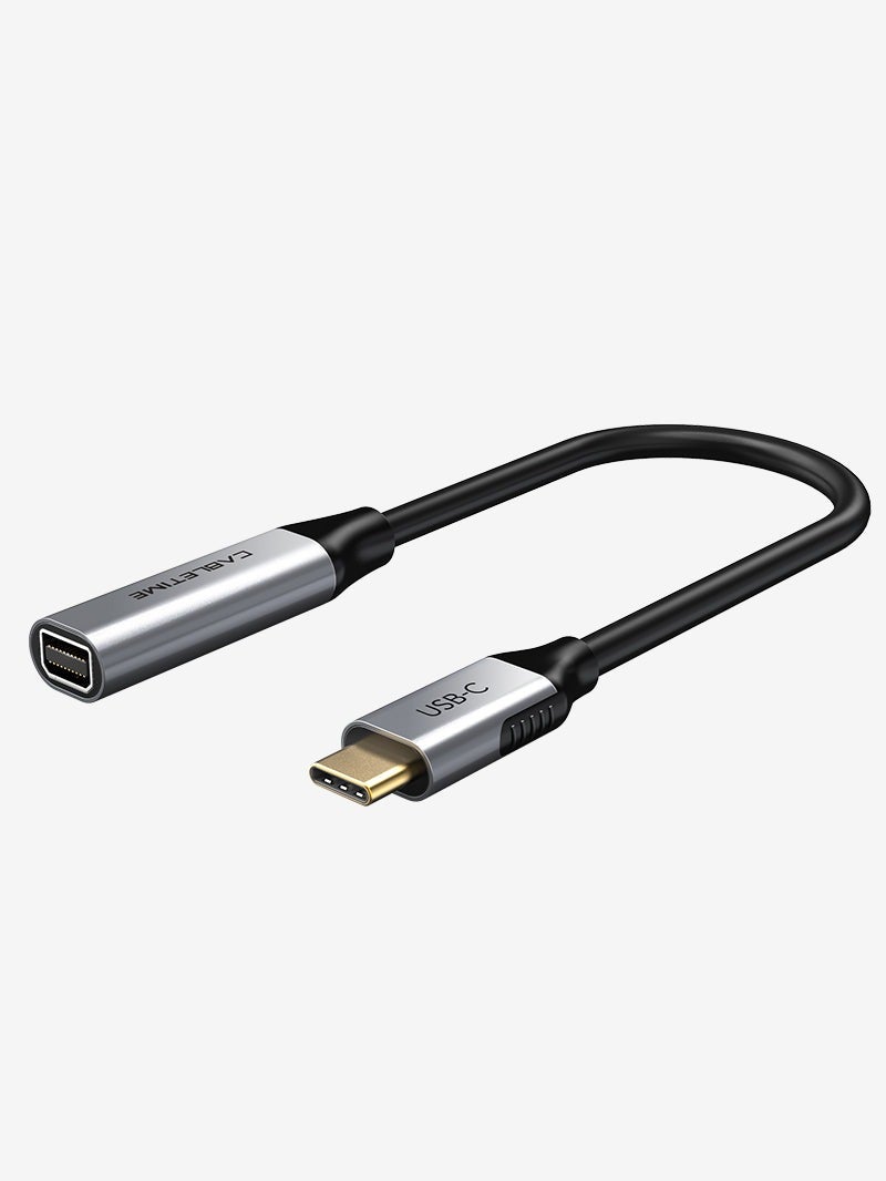 كابل تايم محول USB من النوع C إلى منفذ Mini DisplayPort بدقة 4K ومعدل تحديث 60 هرتز لأجهزة ماك بوك - Image 1